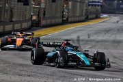 Mercedes F1 n'a pas su convertir ses places sur la grille