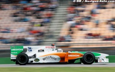 Dure journée pour Force India