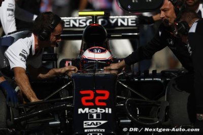 Button a trouvé une petite astuce sur sa McLaren Honda