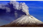 Volcano erupts near Mexico GP site