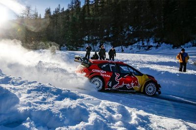 The Citroën C3 WRCs head for winter wonderland!