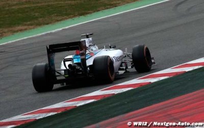 Barcelone&nbsp;: Williams en tête des vitesses de pointe