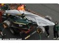 Accident de Kovalainen avec la Lotus à Jerez