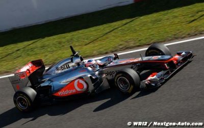 Button&nbsp;: McLaren bien derrière Ferrari et Red Bull
