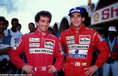 Prost garde un ’souvenir incroyable’ de Senna