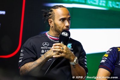 Hamilton n’est pas serein à Djeddah, un an après les explosions
