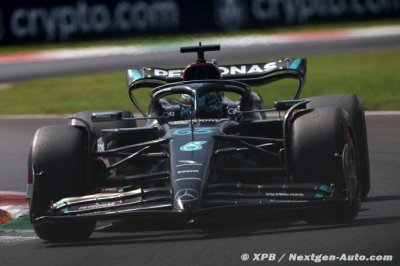 Mercedes F1&nbsp;: Quatrième, Russell vise le podium à Monza