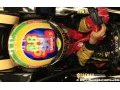 Bruno Senna arbore son nouveau casque en hommage à Ayrton