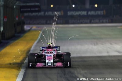 Racing Point FI regrette toujours son accident de Singapour