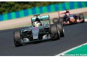 Lewis Hamilton signe la pole position sur le Hungaroring