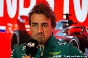 Alonso s'en prend à une F1 'trop politique' et 'moins pure'