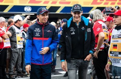 Albon a hâte que Russell puisse exploiter son potentiel