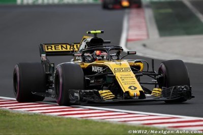Beaucoup de temps de piste perdu chez Renault F1 aujourd’hui