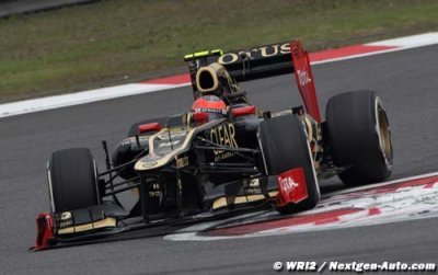 Romain Grosjean marque ses premiers points