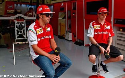 Alonso met un carton jaune à Ferrari