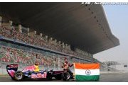 Red Bull a roulé sur le circuit d'Inde !