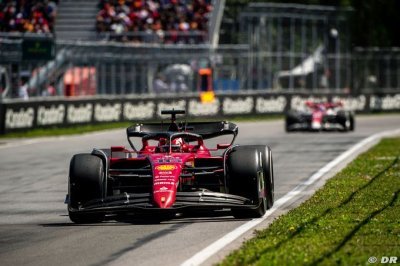 Ferrari raconte un ’week-end différent’ pour Leclerc au Canada