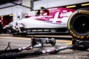 Ericsson a testé l'Alfa Romeo C38 et les Pirelli 2020