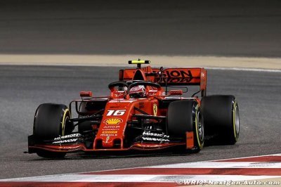 Leclerc claims maiden pole as Ferrari lock out front row in Bahrain