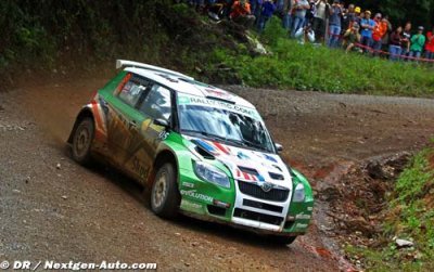 Meeke punctures, Wilks leads