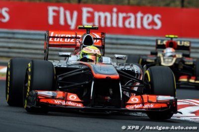 La saison chez McLaren F1 en 2013, un atout pour Pérez ?