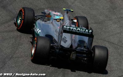 Storm erupts over secret tyre test for Mercedes