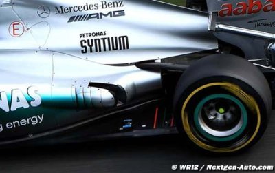 Mercedes plan to introduce Coanda-effect exhaust layout at Singapore