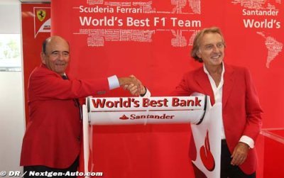Ferrari et Santander prolongent jusqu’en 2017