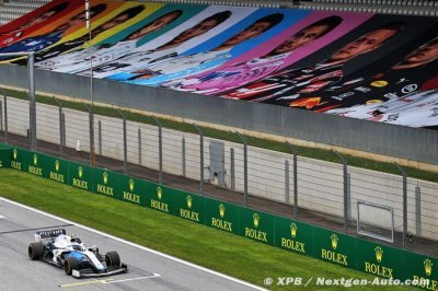 Russell se mêle aux Alfa et aux Haas, Latifi loin derrière