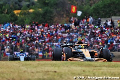 Norris entre joie de battre Alpine et frustration d’être à 1 minute des top teams