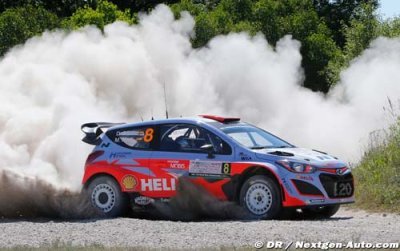 Confident start for Hyundai on opening day of Rally Australia