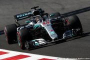 Mercedes a testé des lumières sur l'aileron arrière à Barcelone