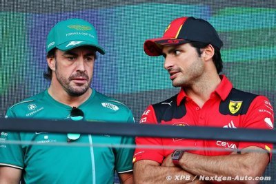 Sainz&nbsp;: Alonso pourrait bien gagner sa 33e victoire en F1 avant ma 2e