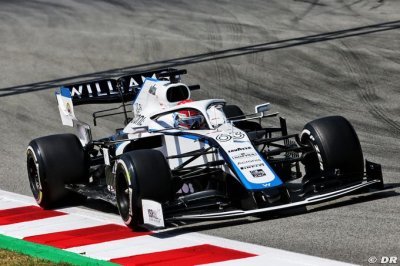 Russell : La Williams FW43 reste pénalisée par sa trainée aérodyamique
