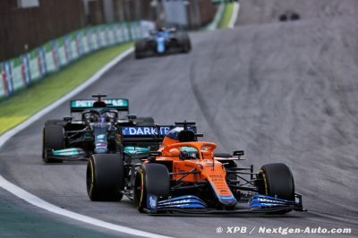 Norris&nbsp;: Hamilton était 2s plus rapide, cela ne servait à rien de défendre