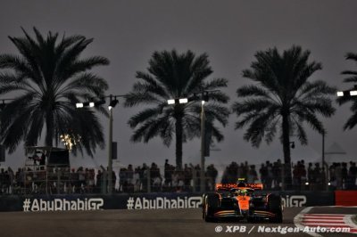McLaren F1 : Norris est ’à l’aise et confiant’ à Abu Dhabi