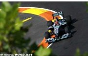Beaucoup de frustration chez Mercedes