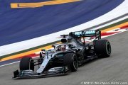 Hamilton se sent bien et domine, Bottas en difficulté