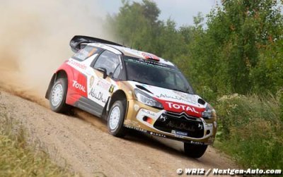 Ostberg makes it through the dust