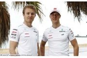 Schumacher et Rosberg veulent effacer leur déception