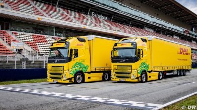La F1 construit une ‘logistique verte’ avec des camions au biocarburant
