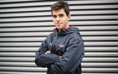 Alguersuari dans les paddocks avec la BBC
