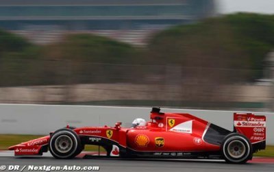 Vettel&nbsp;: Nous y allons pas à pas avec la Ferrari SF15-T