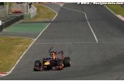 La Red Bull RB9, la moins rapide en ligne droite