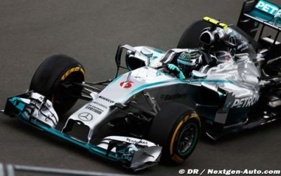 La Mercedes impressionne, même quand elle est blessée...