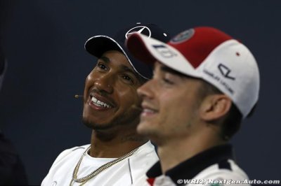 Hamilton va se préparer pour affronter Leclerc, Gasly et Verstappen en 2019