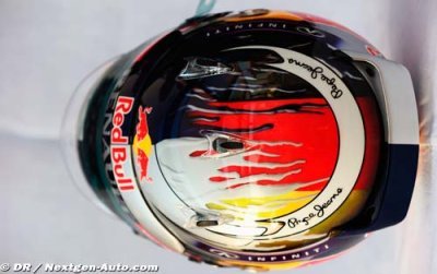 Vettel aura un casque en or pour la course
