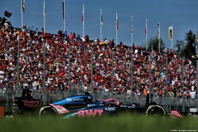Alpine en fond de grille à Monza avec une F1 ’pas très adaptée’