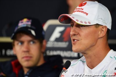 ’Un héros de ma génération’&nbsp;: Vettel place Schumacher dans l’Histoire de la F1