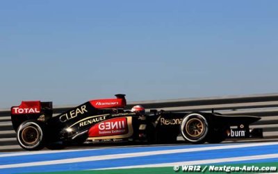 Jerez: Grosjean leads test day 2 for Lotus